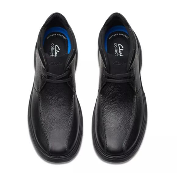 Clarks - Bradley Up, Black Leather, Size 7, New in Box main image 4